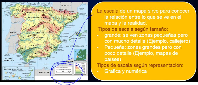 Resultado de imagen de calcular distancias usando escala de mapa