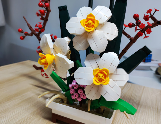 Nifeliz Narcissus Flower Compatible With Lego