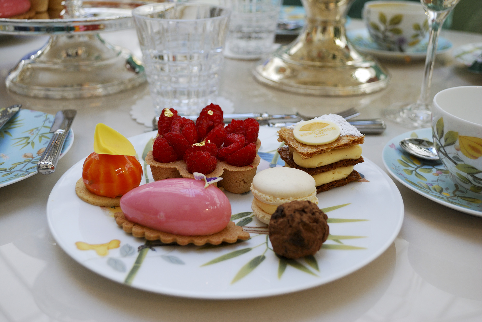 palm court ritz madrid merienda high afternoon tea