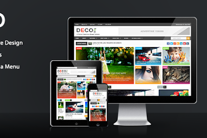 Deco Mag Responsive Magazine Blogger Template Free Download V1.1 - Themeforest