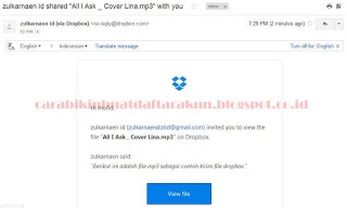 Cara Mengirim File Lewat Dropbox | Panduan Menggunakan Dropbox