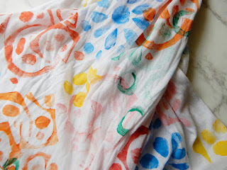 własny print na ubraniach diy handmade rękodzieło malowanie ubrań farby do tkanin