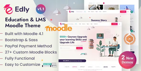 Best Moodle LMS Education Theme