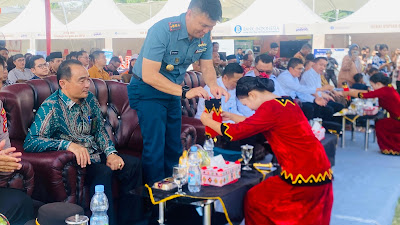  Danlanal Nias Sebagai Narasumber Opening Ceremony Jelajah Rupiah Kepulauan Nias Tahun 2025