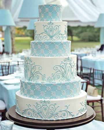 Delicious Blue Wedding Cakes Designs Ideas