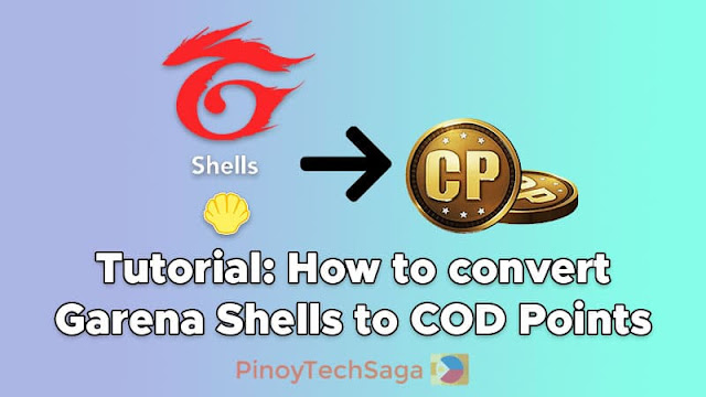 Tutorial: How to convert Garena Shells to COD Points (CP)