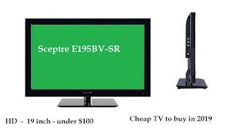 Sceptre E195BV-SR - cheap TV 2019