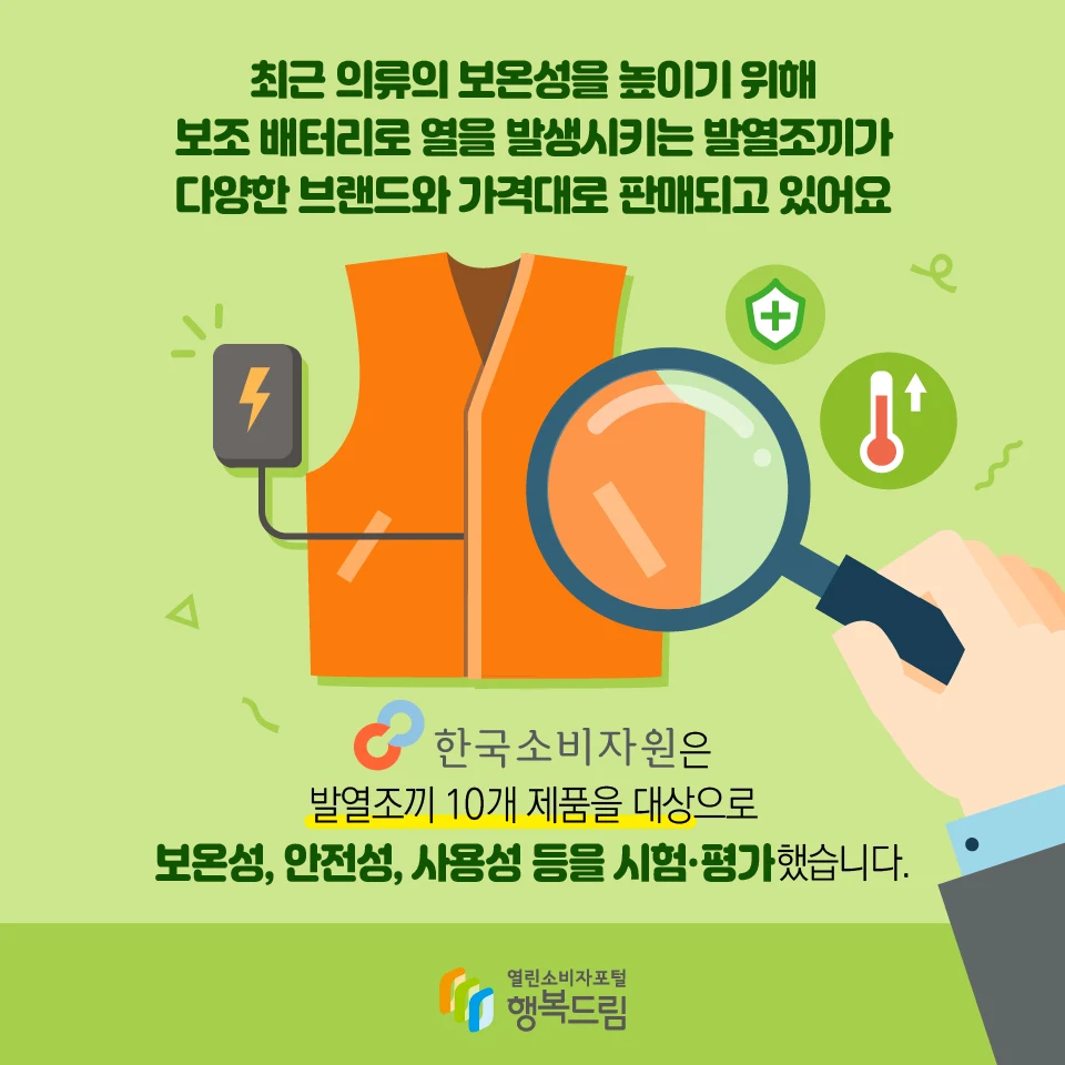 ▲ 발열조끼 가격·품질 비교정보 카드뉴스 [ https://bit.ly/3bNhJax ]