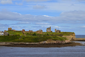 Tynemouth Priory view from DFDS Seaways