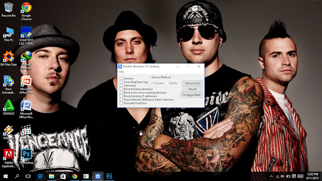 Windows 10 Tracking Disable Tool