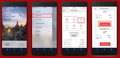 cara menggunakan kuota VideoMax telkomsel