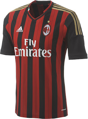 Jersey Grade Ori Ac Milan Home 2013/2014 