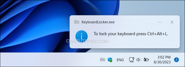 أداة Keyboard Locker