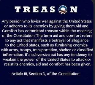 the definition of treason, from Article 3 of the US Constitution