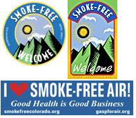 Image: Free Smoke-Free Stickers and Decals