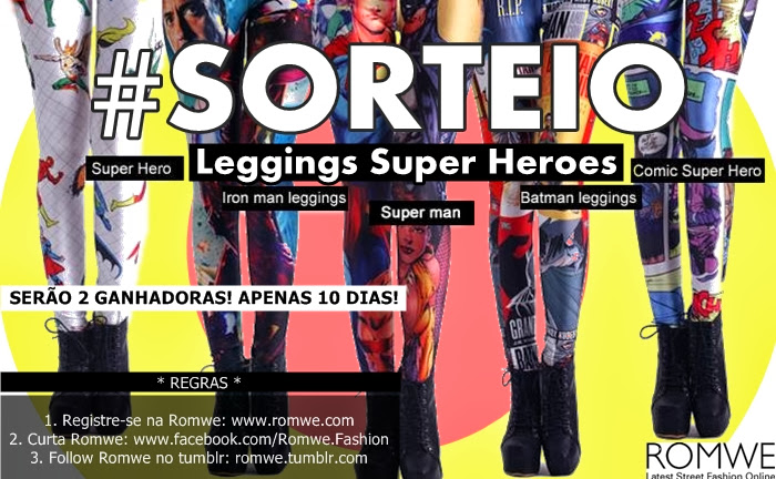 Sorteio Super Heroes 