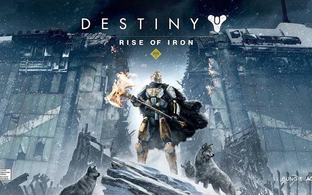 Papel de parede Jogo Destiny Rise of Iron para PC, Notebook, iPhone, Android e Tablet.