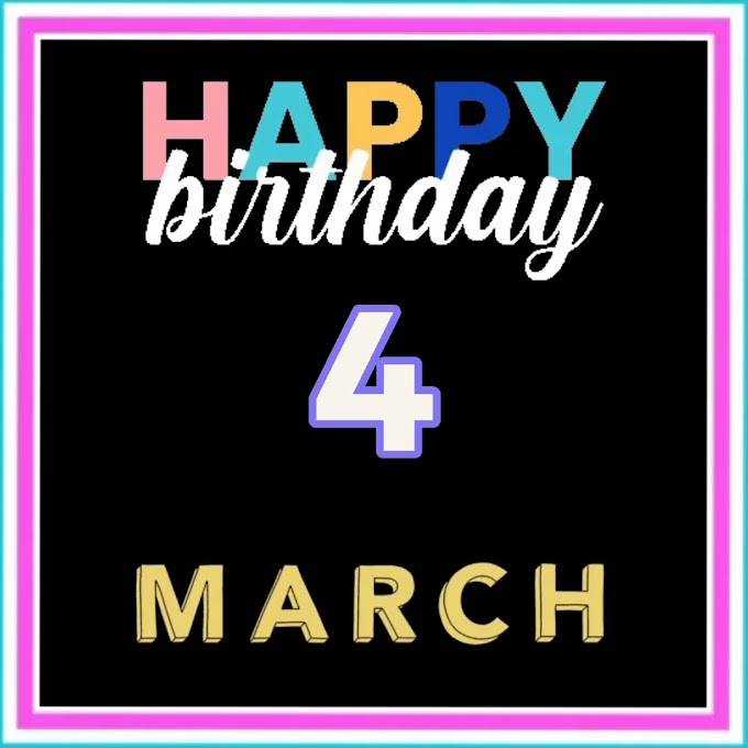 Happy Birthday 4th March customized video clip download