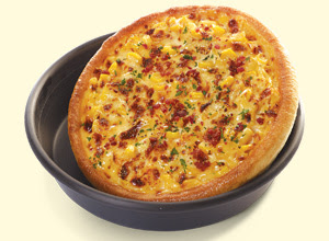 Cheesy Corn Pan Pizza