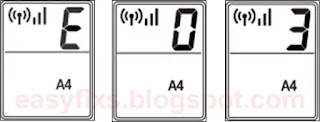 Error Code is displayed on the Printer's LCD