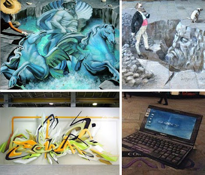 Graffiti 3D art