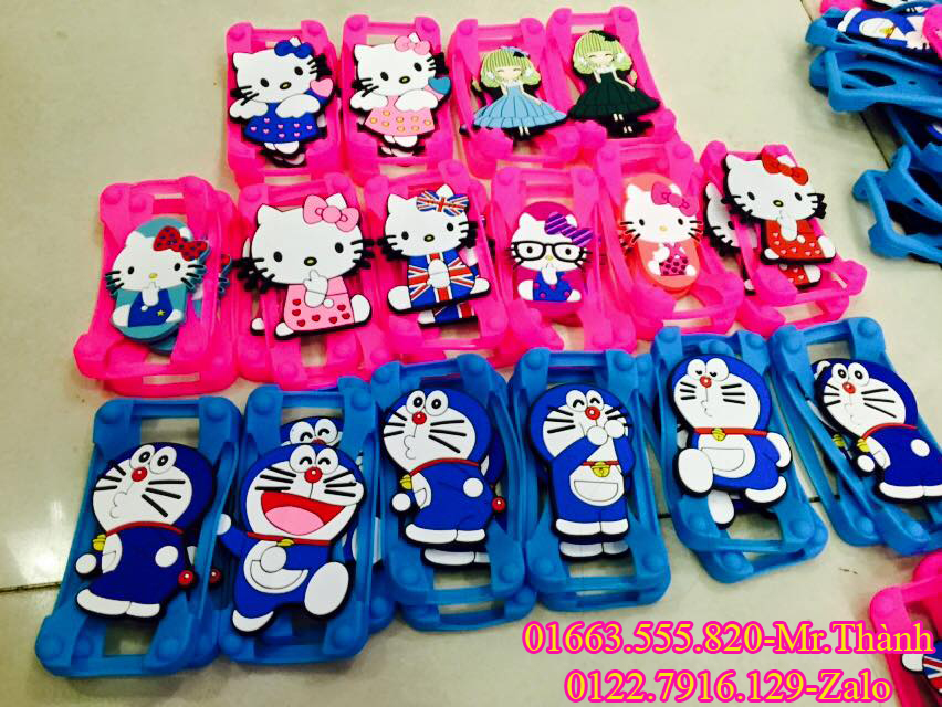 Viền đa năng hình thú Doraemon + Kitty + Chibi