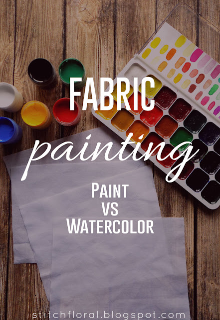 Fabric painting: paint vs watercolor