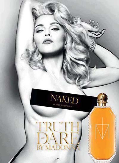 Madonna Tampil Bugil Di Cover Parfum Truth Of Dare [ www.BlogApaAja.com ]
