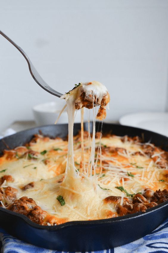 This Keto Lasagna Bake ditches the noodles, and it's so simple, you'll wonder why you didn't try it sooner. Sometimes simple is best, and that's exactly what this recipe is!