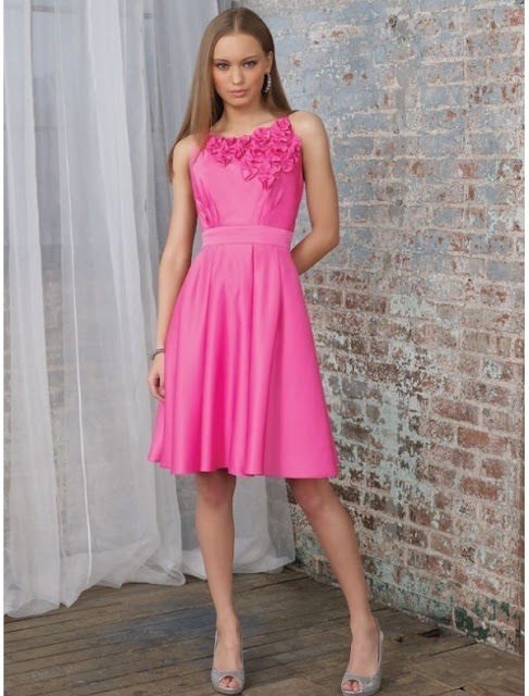 pink bridesmaid dress