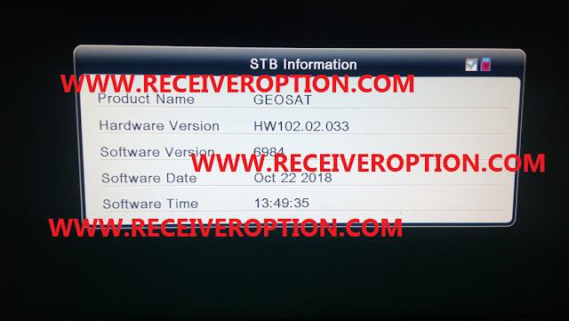 ALI3510C HARDWARE VERSION HW102.02.033 POWERVU KEY NEW SOFTWARE BY USB