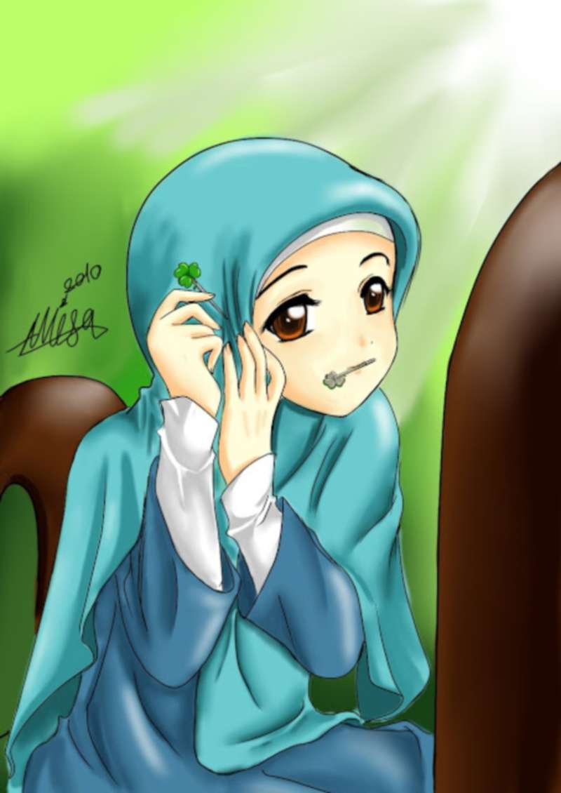 Gambar Kartun Muslimah Yang Sedang Menangis Top Gambar