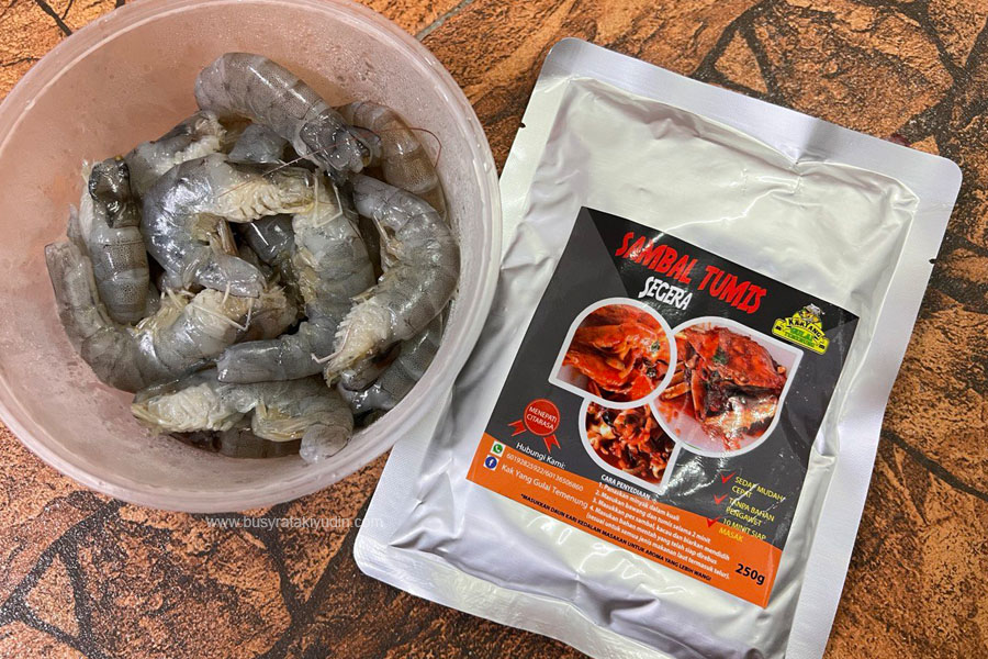 Sambal Tumis Segera Kak Yang Gulai Temenung, Sambal Udang,