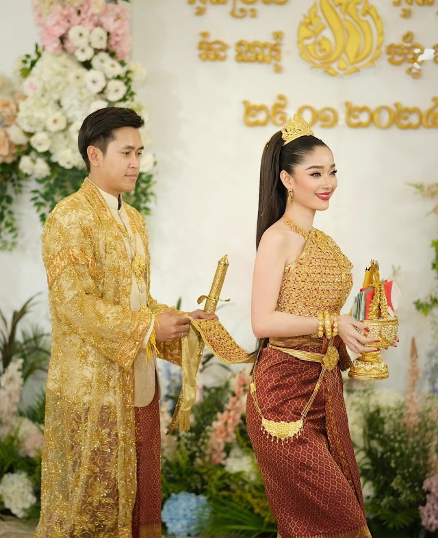 BEAUTIFUL CAMBODIAN(KHMER ) TRADITIONAL WEDDING CERAMONY, KINGDOM OF CAMBODIA 