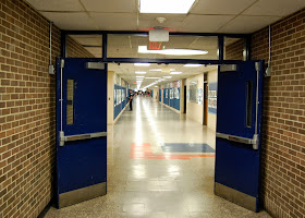 almost empty corridor