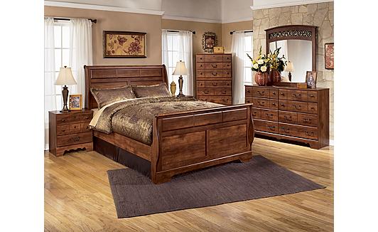  Ashley  Furniture  HomeStore Timberline Sleigh Bedroom  Set 