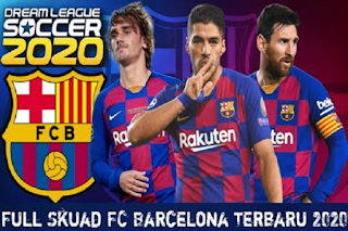 DLS 2020 Mod Full Transfer Skuad FC Barcelona 2020 2021