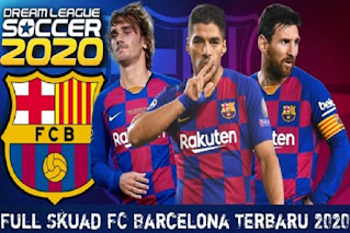 DLS 2020 Mod Full Transfer Skuad FC Barcelona 2020 2021