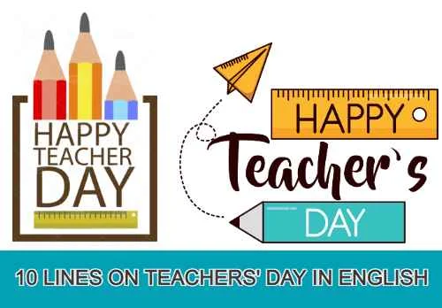 10 Lines on Teachers' Day in English