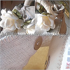 borsa bagno particolari rose