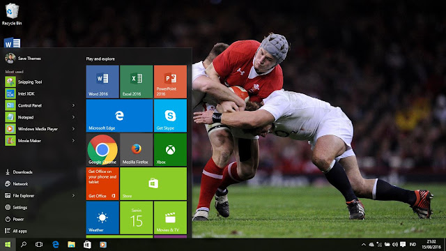 Rugby Theme For Windows 7/8/8.1 and 10