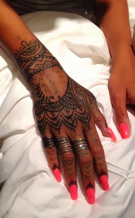 Tribal Hand Tattoo