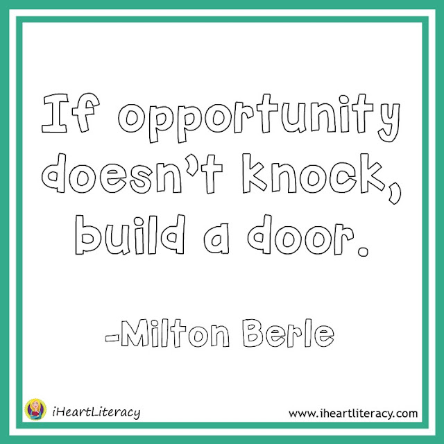 If opporunity doesn't knock, build a door.