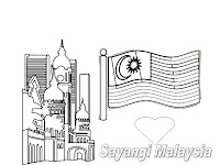 Gambar Mewarna - Sayangi Malaysia