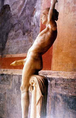 Homossexualidade na Grécia Antiga - Homossexualidade na Mitologia Grega - Sagrado Masculino, Falicismo, Falismo, Falo, Priapo, Templo de Priapo, Priapo da Casa dos Vettii, Pompeia