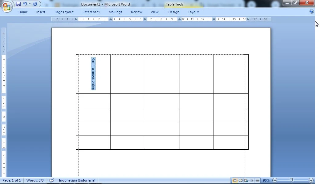 How to Rotate Text in Table in Microsoft Word