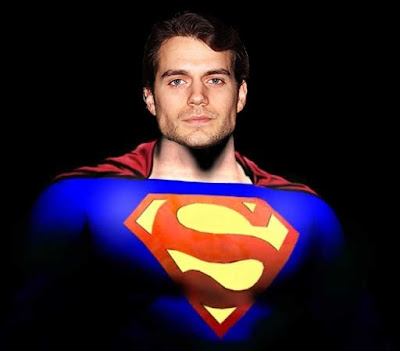 Henry Cavill as Superman - man of Steel Movie