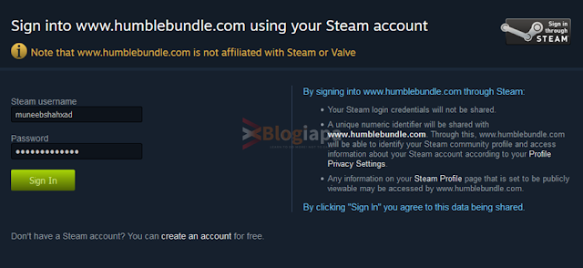 Humble bundle and steam account linking