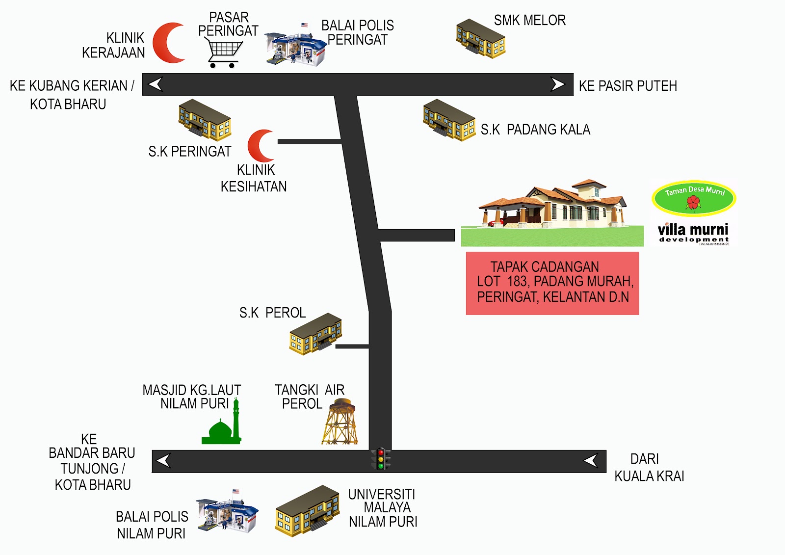 JAD DESIGN STUDIO: 1 Unit Rumah Banglo 1 Tingkat Di Taman 