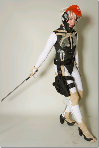 metal gear solid 4 - guns of the patriots cosplay - raiden